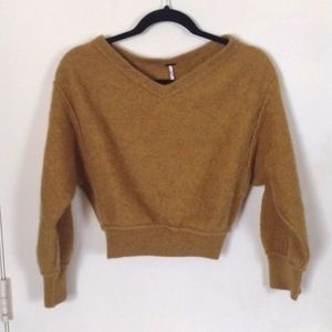 Free People cropped sweater